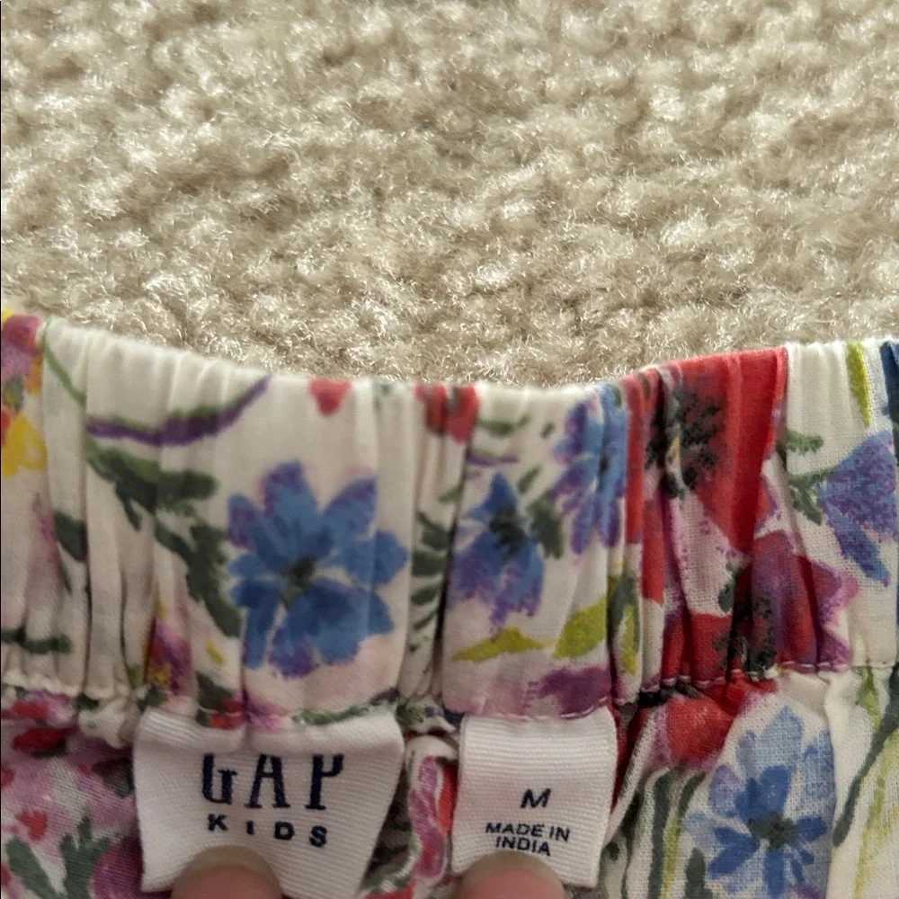 GAP Kids Multicolor Floral Skort Size 8-9